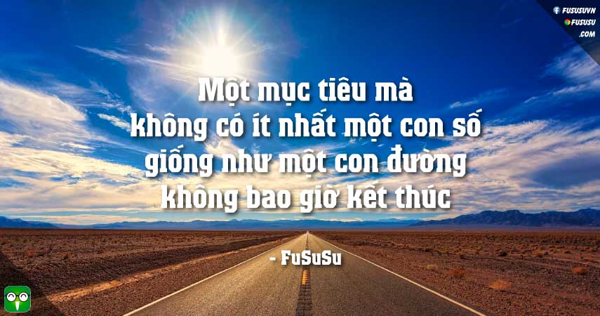 có quá nhiều mục tiêu không làm được vì không có một con số đi kèm