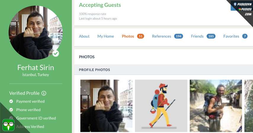 cách kết bạn với người nước ngoài - couchsurfing verififed